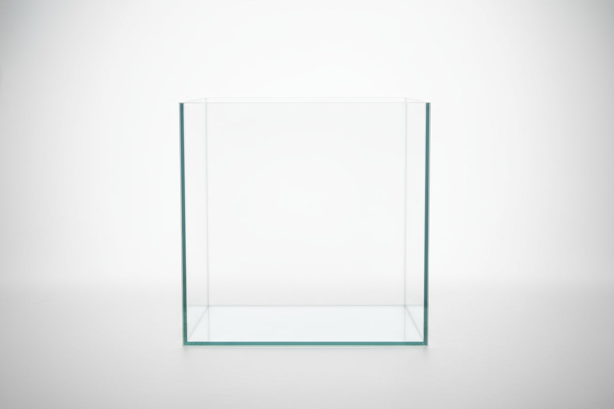 6.5 Gallon Ultra Clear Glass Fish Tank, Rimless Low Iron Aquarium for Betta/Nano/Goldfish/Snail/Shrimp, Fish Tank & Cover Set & Feeding Ring & Cleaning Tools