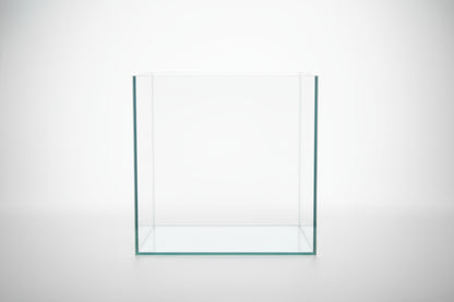 6.5 Gallon Ultra Clear Glass Fish Tank, Rimless Low Iron Aquarium for Betta/Nano/Goldfish/Snail/Shrimp, Fish Tank & Cover Set & Feeding Ring & Cleaning Tools