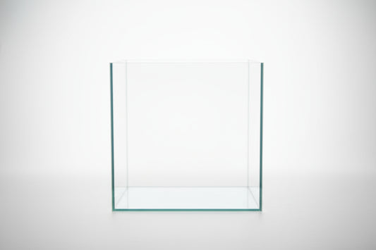 6.5 Gallon Ultra Clear Glass Fish Tank, Rimless Low Iron Aquarium for Betta/Nano/Goldfish/Snail/Shrimp, Fish Tank & Cover Set & Feeding Ring & Cleaning Tools