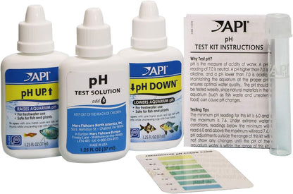 Ph TEST & ADJUSTER KIT 250-Test Freshwater Aquarium Water Ph Test and Adjuster Kit