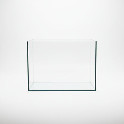 3 Gallon Ultra Clear Glass Fish Tank, Rimless Low Iron Aquarium for Betta/Nano/Goldfish/Snail/Shrimp, Small Fish Tank with Fish Net & Cleaning Tools