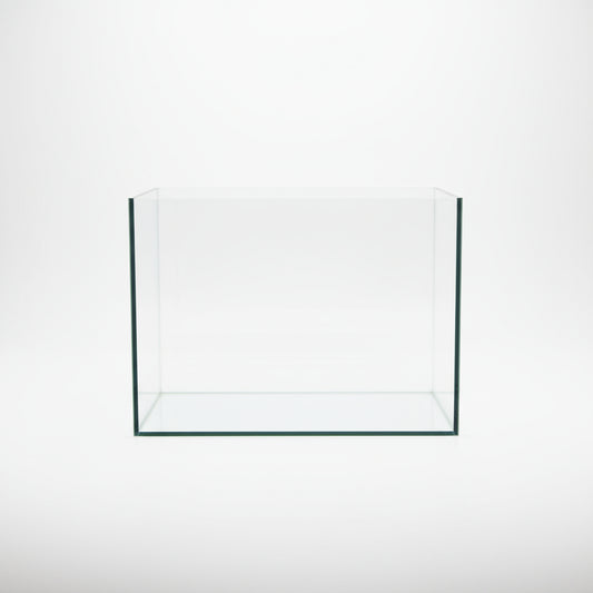 3 Gallon Ultra Clear Glass Fish Tank, Rimless Low Iron Aquarium for Betta/Nano/Goldfish/Snail/Shrimp, Small Fish Tank with Fish Net & Cleaning Tools