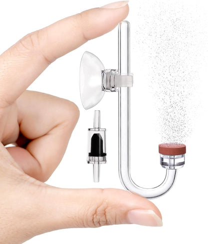 CO2 Diffuser for Aquarium Plant Mini CO2 Atomizer, U-Shaped-S