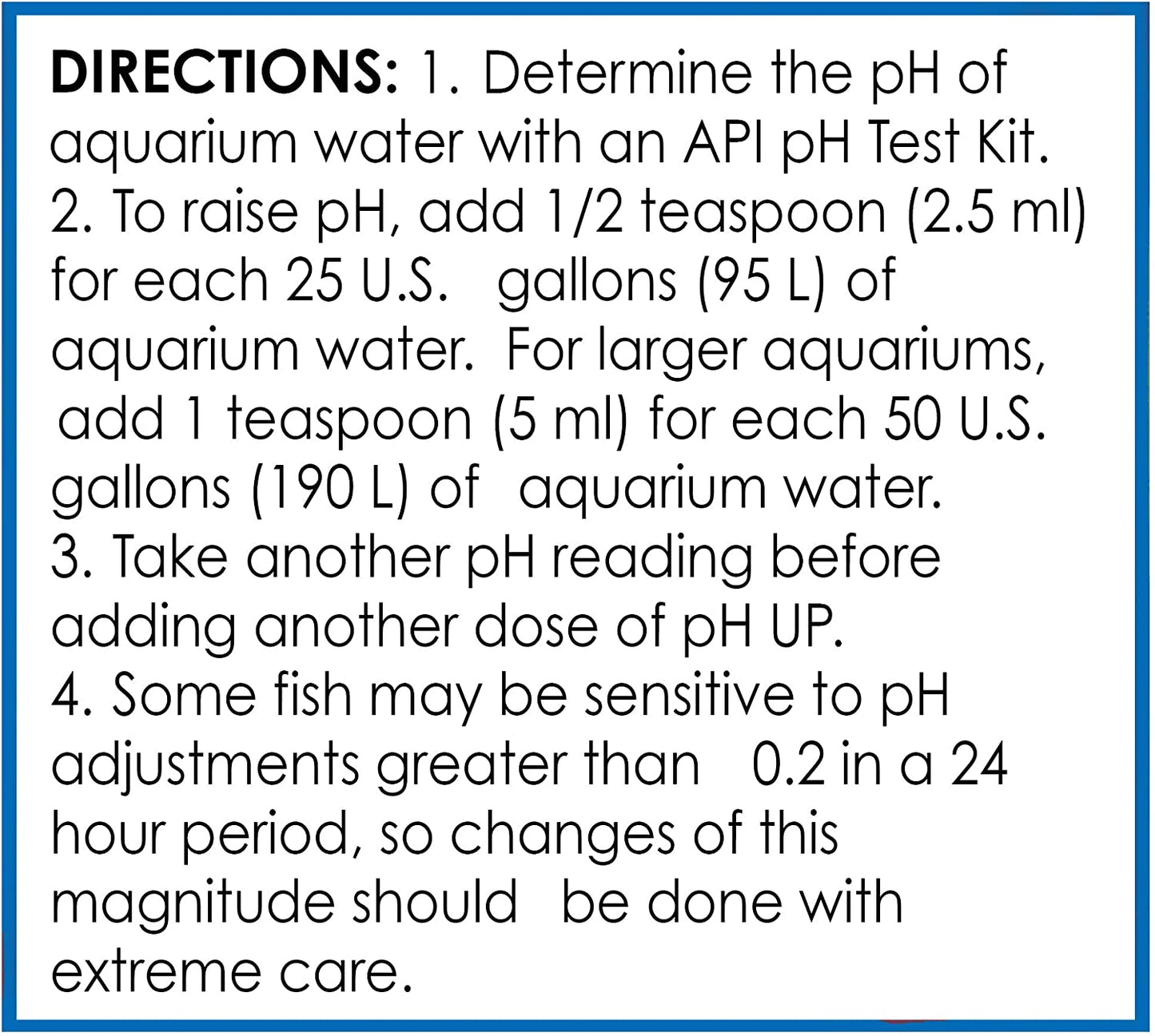 Ph up Freshwater Aquarium Water Ph Raising Solution for Fish,4-Ounce Bottle, Brown