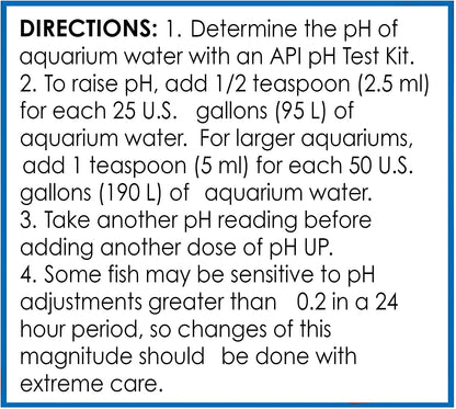 Ph up Freshwater Aquarium Water Ph Raising Solution for Fish,4-Ounce Bottle, Brown