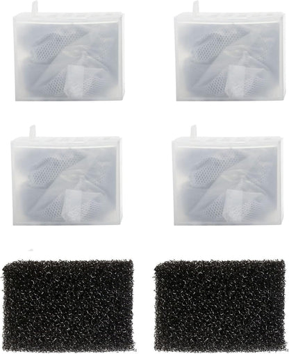 Replacement Cartridge for Fish Tank Filter Magi Mini/200, Aquarium Filter Foam and Active Carbon