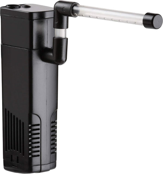 Aquarium Internal Filter, Submersible Power Filter with Multiple Function for Fish Tanks 2 to 5 Gallon, 40 GPH, 3.5W